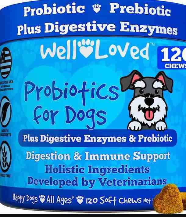 well loved probiotics for dogs, treats for puppys with sensitive stomachs