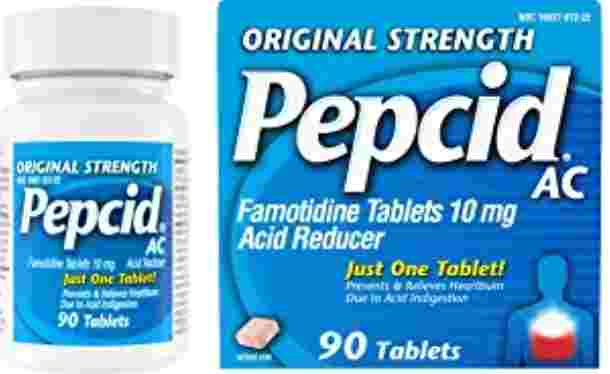 Pepcid AC original strength for puppy vomiting