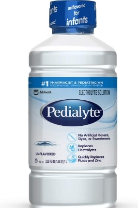 pedialyte for puppy fever