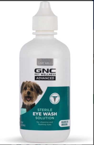 GNC Pet Wellness Advanced Sterile Dog saline eye dropEye 