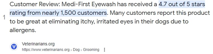 Medi-first saline eyewash review