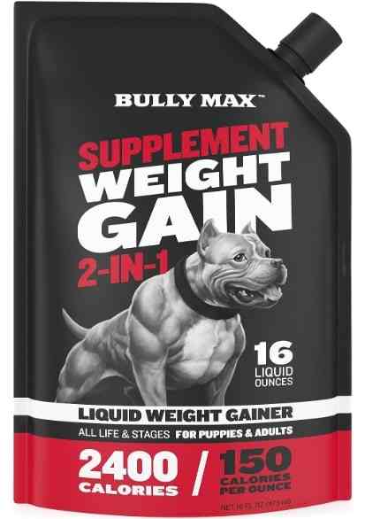 Bully max liquid weight gainer for dogs