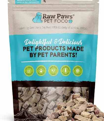 Raw paws pet food freeze-dried beef liver (1)