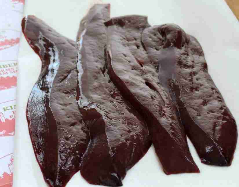 Kimber farm pig liver for dog