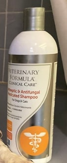 Veterinary formula antibacterial shampoo for dogs